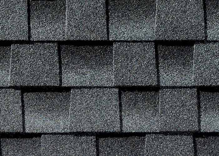 close up of asphalt shingles roofing